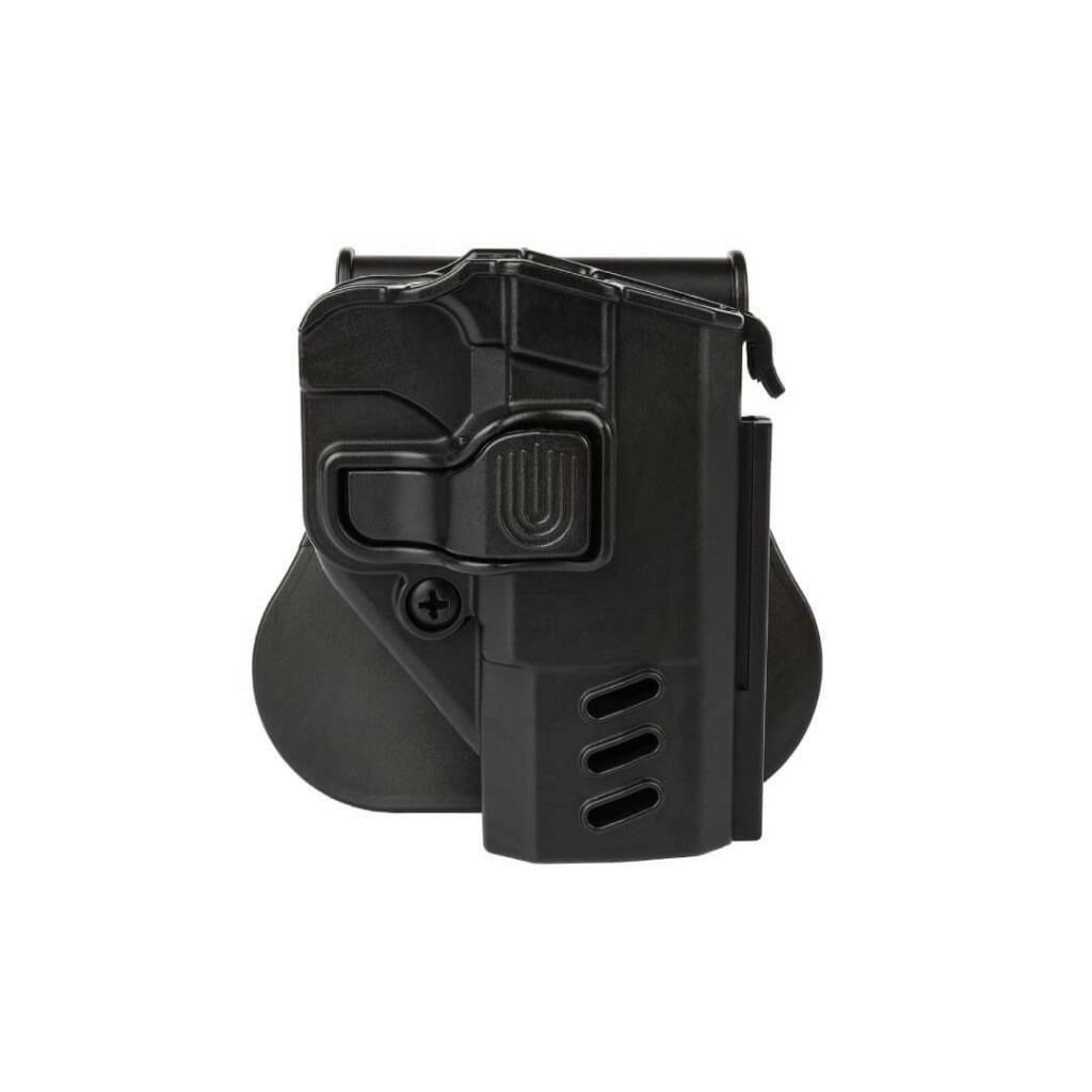 Single Sword BG Plastik Tetik Kitlemeli Hızlı Çekim Silah Kılıfı SAĞ - BEYAZ - SARSILMAZ KILINÇ