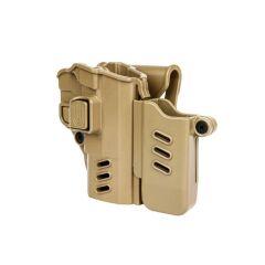 Single Sword BG Plastik Tetik Kitlemeli Hızlı Çekim Silah Kılıfı