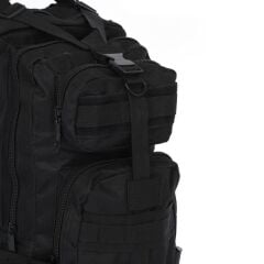 Single Sword 25 L Taktik Outdoor Kamp Seyahat Sırt Çantası SİYAH