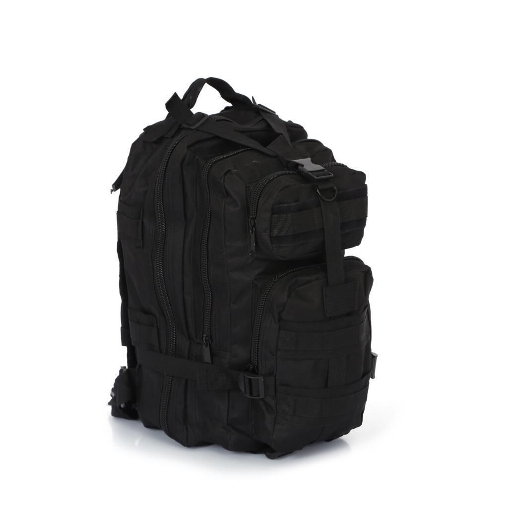 Single Sword 25 L Taktik Outdoor Kamp Seyahat Sırt Çantası SİYAH