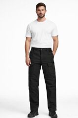 Single Sword Rüzgar Geçirmez Softshell Pantolon SİYAH - L
