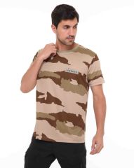 Yakasız Kısa Kol T-Shirt Jambar USA - L