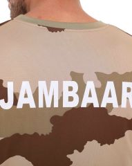 Yakasız Kısa Kol T-Shirt Jambar USA - L