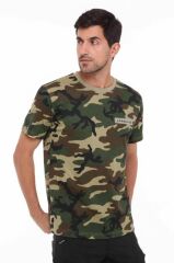 Yakasız Kısa Kol T-Shirt Jambar USA - 2XL