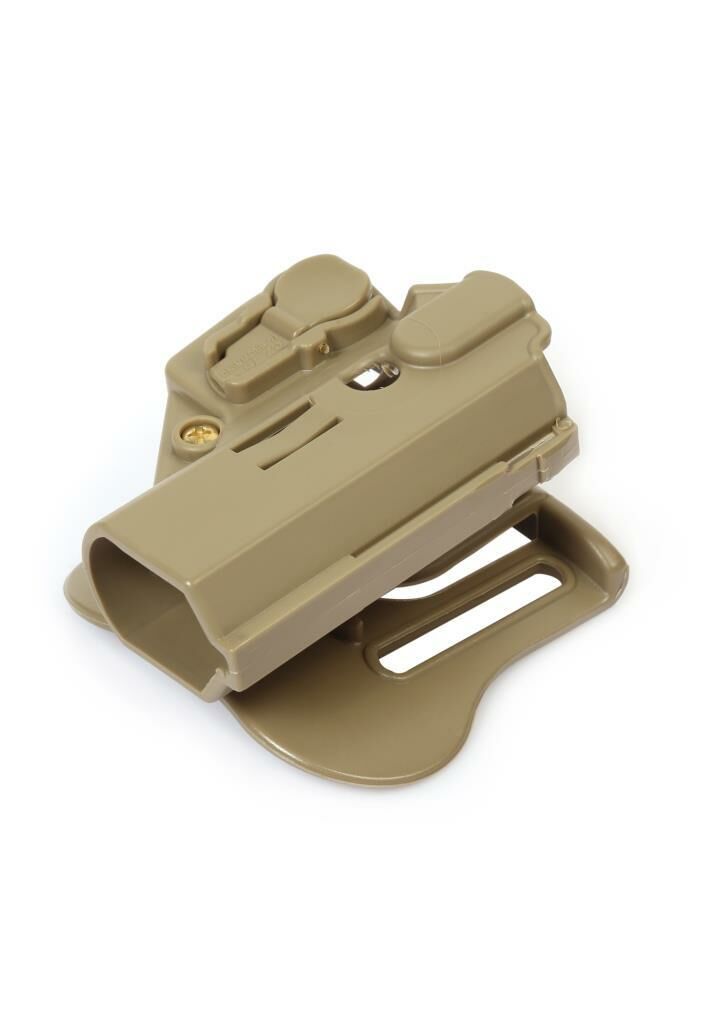 Single Sword ACAR-AL Girsan MC28 SA Polimer Kilitli Silah Kılıfı BEJ