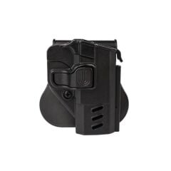 Single Sword BG Plastik Tetik Kitlemeli Hızlı Çekim Silah Kılıfı SOL - SİYAH - CANİK METE