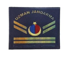 Single Sword ''Uzman Jandarma'' Yazılı Mini Plastik Rütbe UZM.ÇVŞ.8