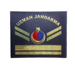 Single Sword ''Uzman Jandarma'' Yazılı Mini Plastik Rütbe UZM.ÇVŞ.8