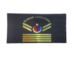 Single Sword ''Uzman Jandarma'' Yazılı Harici Mini Rütbe UZM.ÇVŞ.8
