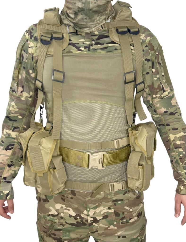 Single Sword Çeçen Yeleği - Çeçen Tipi Açık Hücum Yeleği BEJ