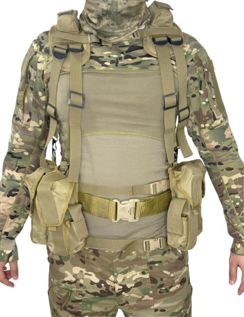 Single Sword Çeçen Yeleği - Çeçen Tipi Açık Hücum Yeleği BEJ