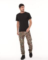 Single Sword Siyah Bisiklet Yaka İnce Yazlık Erkek Tişört SİYAH - 18 CM