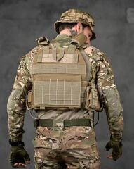 Single Sword Pratik Hücum Yeleği BEJ