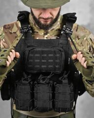 Single Sword Pratik Hücum Yeleği SİYAH