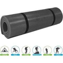 Single Sword 60X180X1,2 Cm Çok Amaçlı Mat Kamp Spor Egzersiz Plates Yoga Minderi-Mat SİYAH