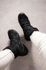 Single Sword Hakiki Deri Su Geçirmez  Erkek&Kadın Taktik Askeri Kışlık Bot ve Postal SS603 HAKİ - 44