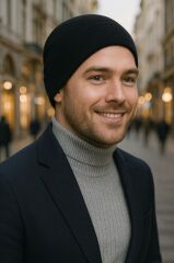 POLAR ÇİFT KAT BERE SİYAH