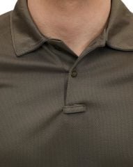 Single Sword Polo Yaka Uzun Kol Taktik T-Shirt HAKİ - S