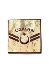 Single Sword Uzman Yazılı Plastik Jandarma Eğitim Rütbesi UZM.ÇVŞ.7