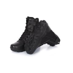 Carinio Hakiki Deri Askeri Taktik Bot (Çöl, Taktik, Dağcı Botu - Uzun)