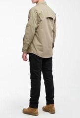 Single Sword Taktik Kışlık Outdoor Erkek Gömlek&Koruma Gömleği BEJ - XL