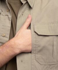 Single Sword Taktik Kışlık Outdoor Erkek Gömlek&Koruma Gömleği BEJ - XL