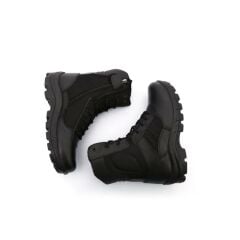 Carinio Hakiki Deri Askeri Taktik Bot (Çöl, Taktik, Dağcı Botu - Uzun) SİYAH - 38