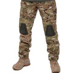Single Sword Dizlik Yeri Olan Kamuflaj Tactical Erkek Pantolon - Outdoor Taktik Pantolon MULTİCAM - 2XL