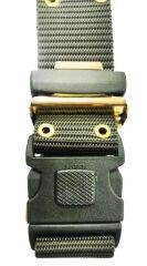 Single Sword Örme Askeri Palaska Kuş Gözü Delikli Amerikan Palaska KİLİTLİ TOKA - HAKİ