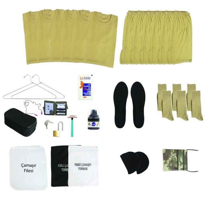 Single Sword 33 Parça Acemi&Bedelli Gold Askerlik Paketi 45 - L