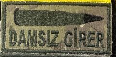 Nakış Patch Damsız Girer SİYAH-SARI