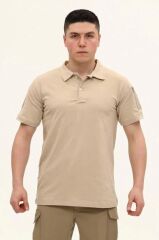 Single Sword Regular Fit Polo Yaka Kısa Kollu Erkek Tişört 2XL - KAHVERENGİ