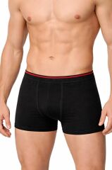 Single Sword Sedef Yıldızı Likralı Boxer SİYAH - XL