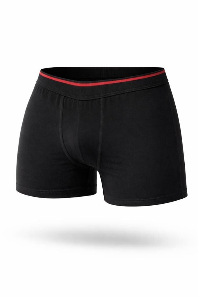 Single Sword Sedef Yıldızı Likralı Boxer SİYAH - 2XL