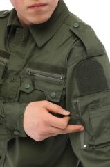 Single Sword Outdoor Unisex Kışlık Gömlek&Pantolon Alt Üst Takım L - HAKİ