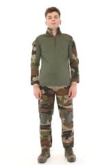 Single Sword Dizlikli Kamuflaj Tactical Erkek Pantolon - Outdoor Taktik Pantolon USA - 3XL
