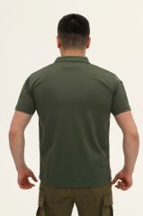 Single Sword Regular Fit Polo Yaka Kısa Kollu Erkek Tişört HAKİ - 2XL