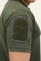 Single Sword Regular Fit Polo Yaka Kısa Kollu Erkek Tişört HAKİ - 2XL