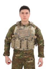 Single Sword Kasırga Tactical Balistik Plaka Takılabilen Açık Cepli Hücum Yeleği ATACS