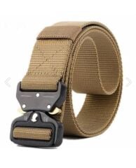 Single Sword Kobra Kemer 125 Cm X 3.8 Cm - Taktik Outdoor ve Koruma Pantolon Kemeri BEJ