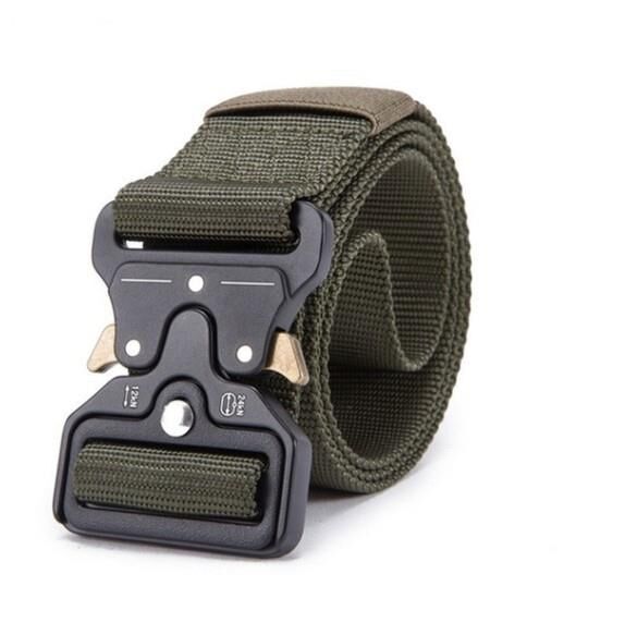 Single Sword Kobra Kemer 125 Cm X 3.8 Cm - Taktik Outdoor ve Koruma Pantolon Kemeri HAKİ