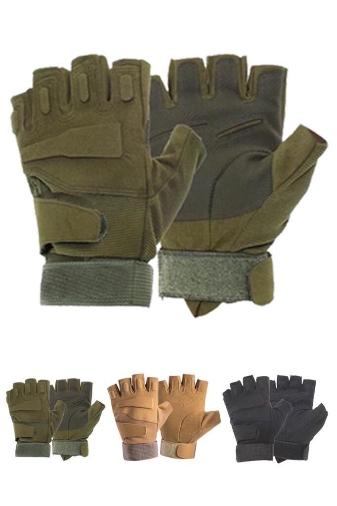 Single Sword BlackHawk Solag Taktik Eldiven Kesik Parmak XL - HAKİ