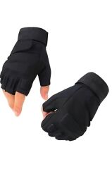 Single Sword BlackHawk Solag Taktik Eldiven Kesik Parmak SİYAH - M