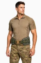 Single Sword Taktik Molle Kemer Kalın Süngerli Fiber Destekli Lüks Askeri Outdoor Kemer Kod-8 L-XL - PİKSEL