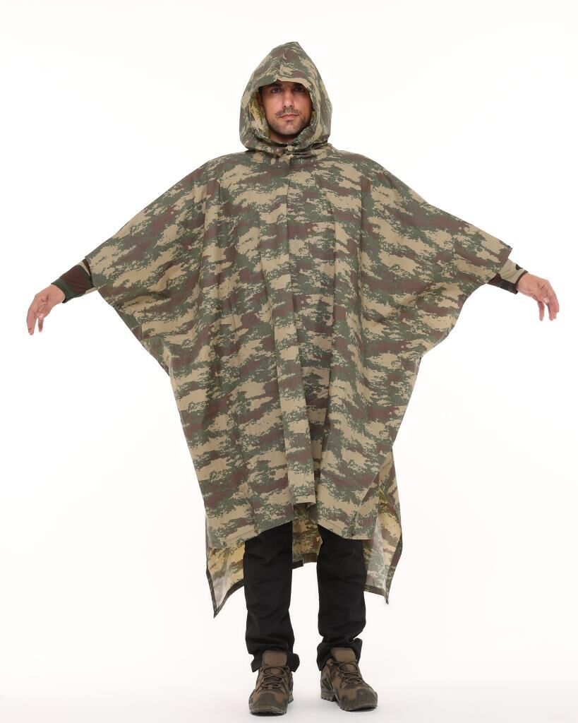 Single Sword Askeri Panço Yağmurluk Kamuflaj Desen XXS - TSK