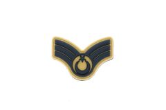 Single Sword Plastik Patch (Peç) Astsubay Rütbe ASB.BÇVŞ - ASB.BÇVŞ