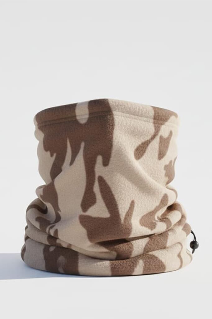 Single Sword Erkek&Kadın Kışlık Polar Boyunluk&Bere Ç.KAMUFLAJ