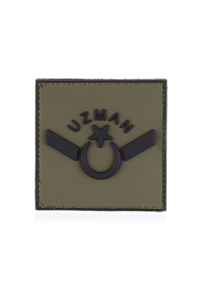 Single Sword Plastik Patch - Peç Uzman Rütbe HAKİ - UZM.ÇVŞ