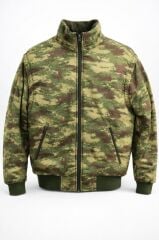 Single Sword Pilot Mont Kolu Çıkmalı Kamuflaj Desen-Erkek Pilot Mont-Pilot Mont Kadın M