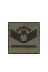 Single Sword Plastik Patch - Peç Uzman Rütbe HAKİ - UZM.KD1